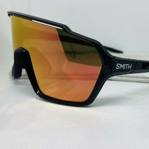 Smith Optic Shift MAG SUB Black Sports Sunglasses Red Mirror w/clear replacement